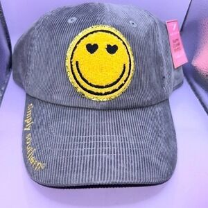 NWT Womens Simply Southern Corduroy Smokey Face Baseball Cap